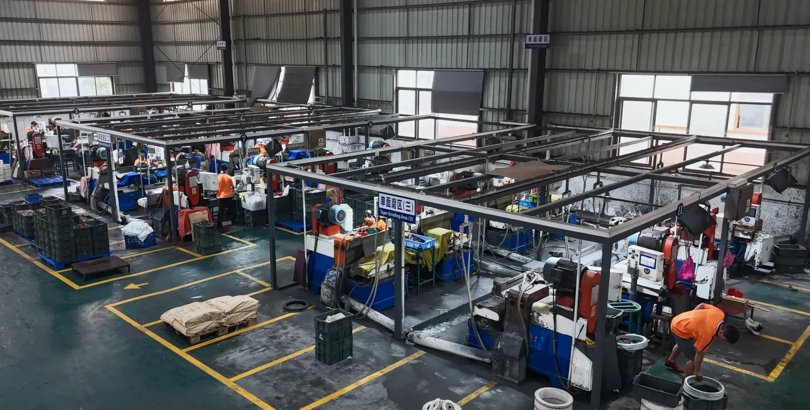 Grinding shop manufacturing workshop
