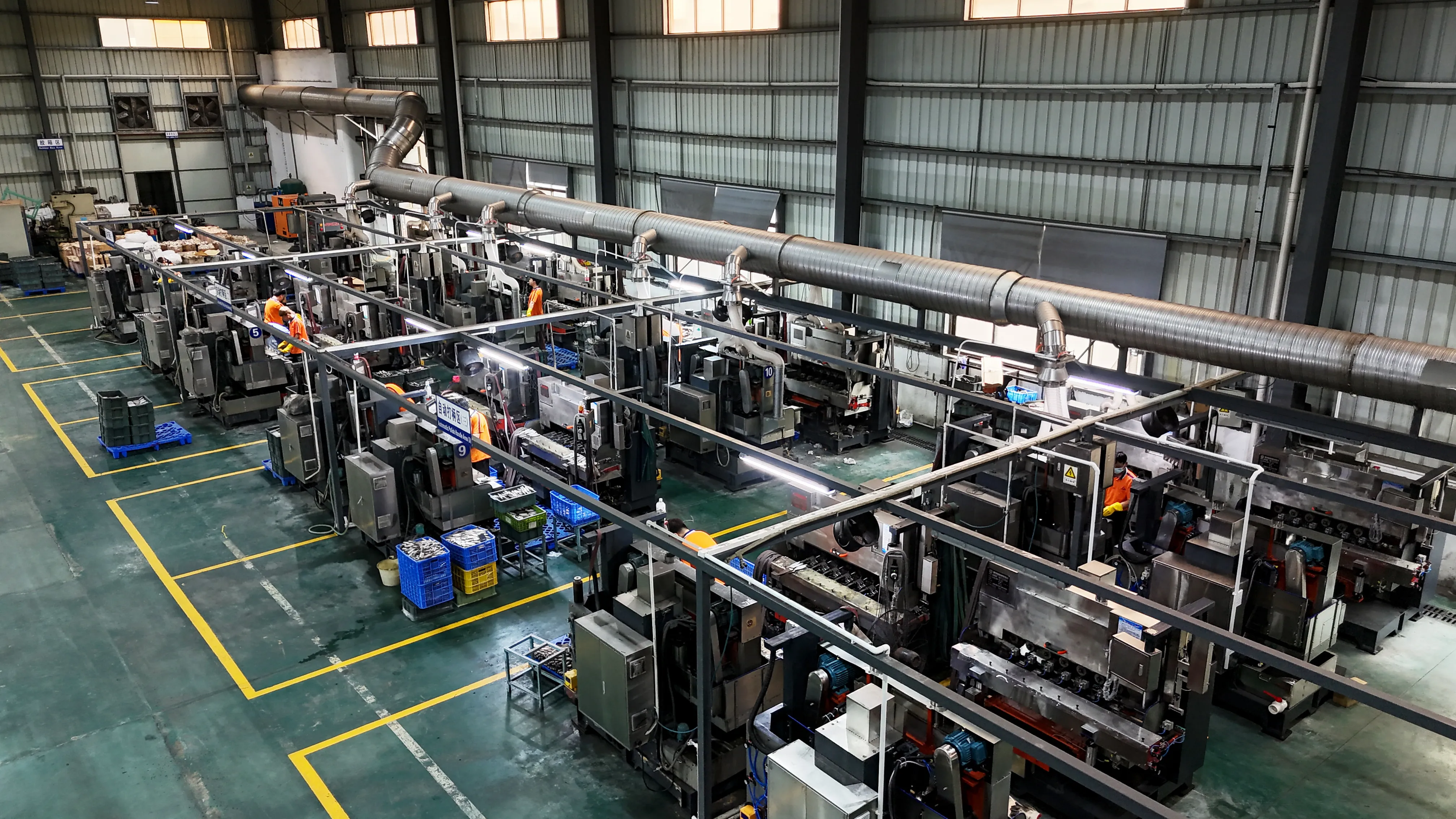 Heat treatment manufacturing workshop