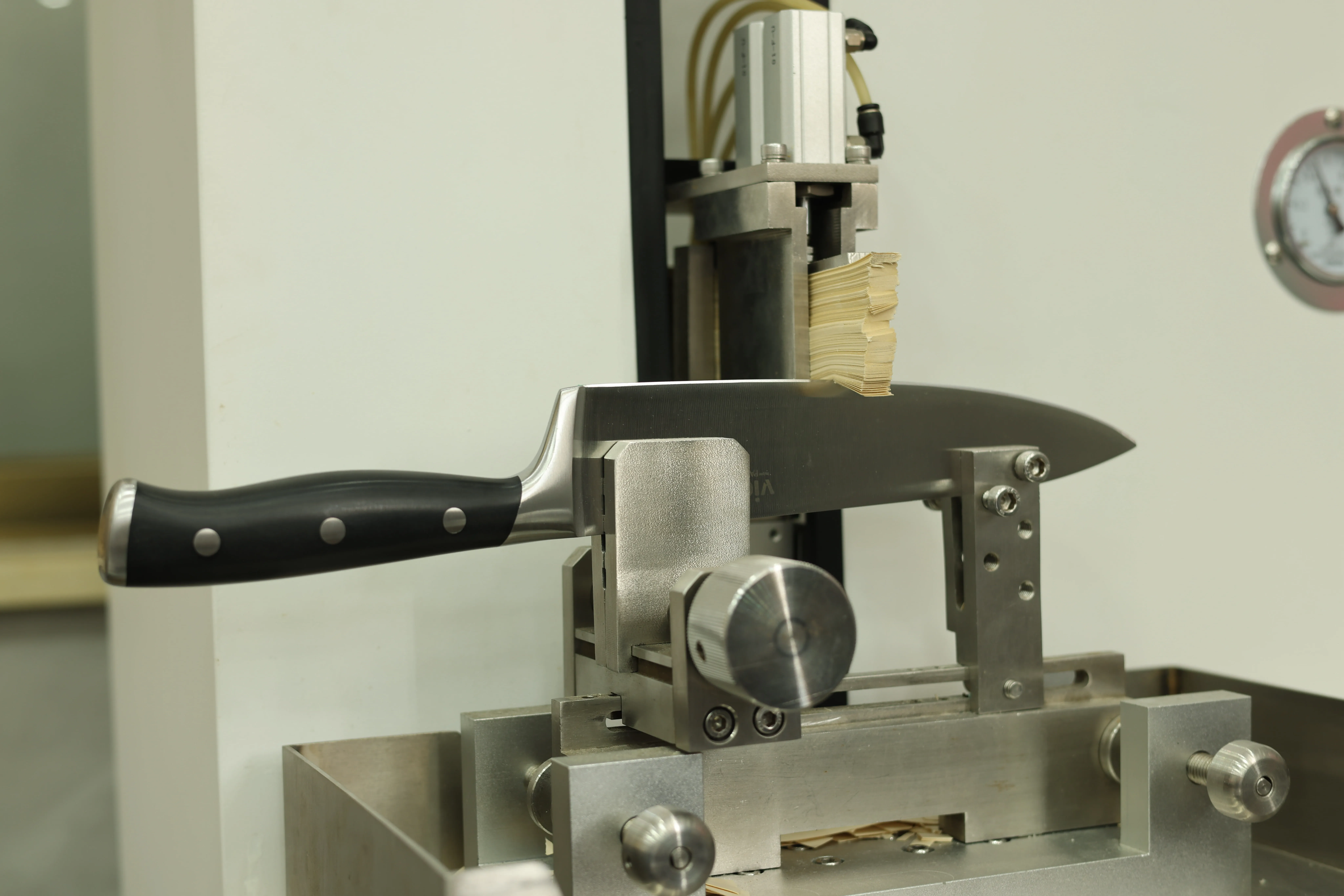 Automated robotic production line for knife manufacturing